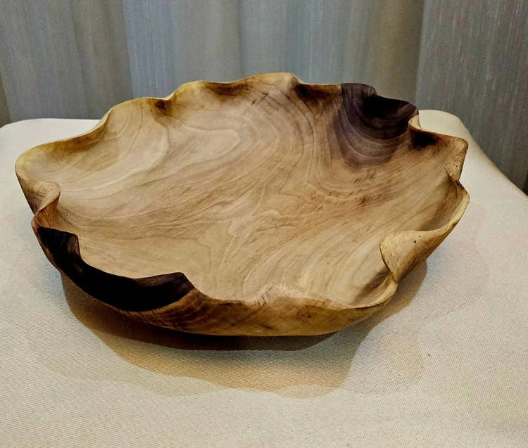 ظرف دفرمه چوب گردو