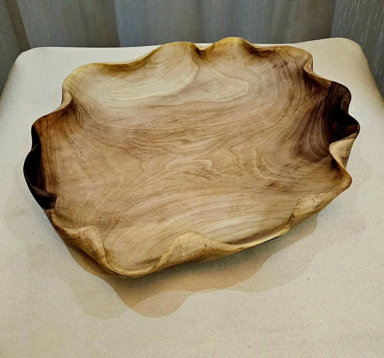 ظرف دفرمه چوب گردو