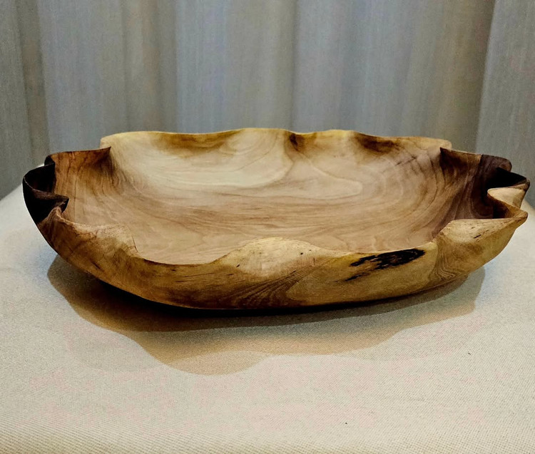 ظرف دفرمه چوب گردو