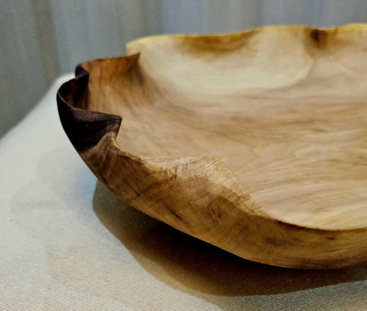 ظرف دفرمه چوب گردو